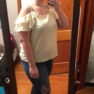 NSR yellow tank top stitch fix